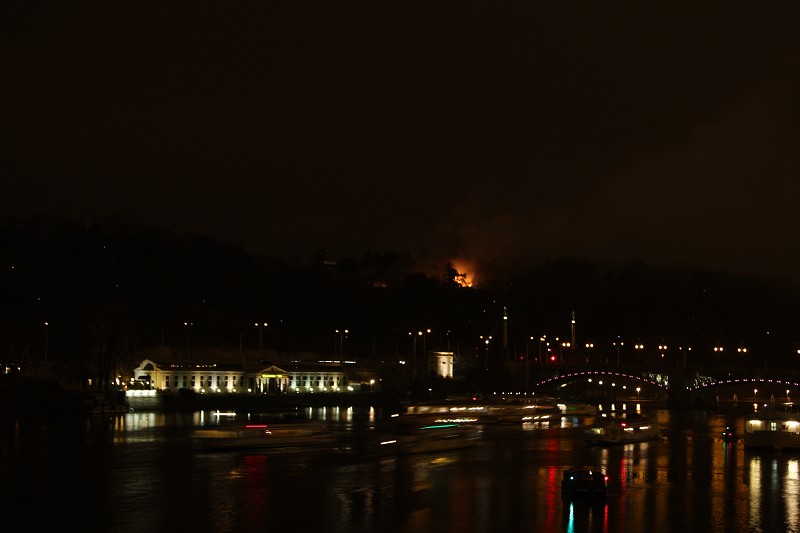 Novoroční ohňostroj v Praze - 1.1.2009